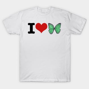 I Love Butterfly T-Shirt